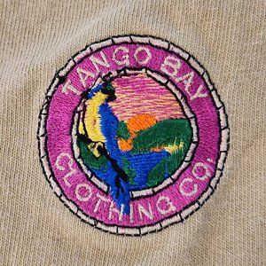 Tango Bay Clothing Co. - Men's Large Shirt - Tan with Stitched Patch - Somers